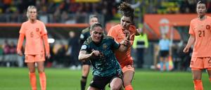Auch Torschützin Sydney Lohmann weiß, dass vor der WM noch viel zu tun ist für die deutschen Fußballerinnen.