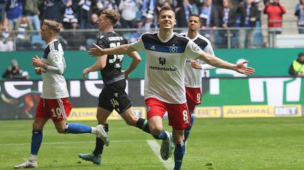 Laszlo Benes erzielte zwei der insgesamt sechs Tore des Hamburger SV.