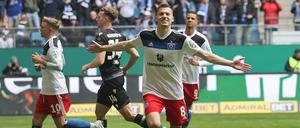 Laszlo Benes erzielte zwei der insgesamt sechs Tore des Hamburger SV.