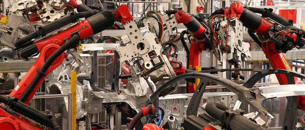 Das Tesla-Werk in Grünheide 