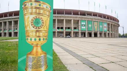  DFB-Pokal, vor dem Finale im Olympiastadion Berlin.