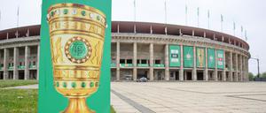  DFB-Pokal, vor dem Finale im Olympiastadion Berlin.