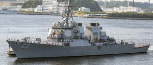 Das amerikanische Kampfschiff USS Milius.