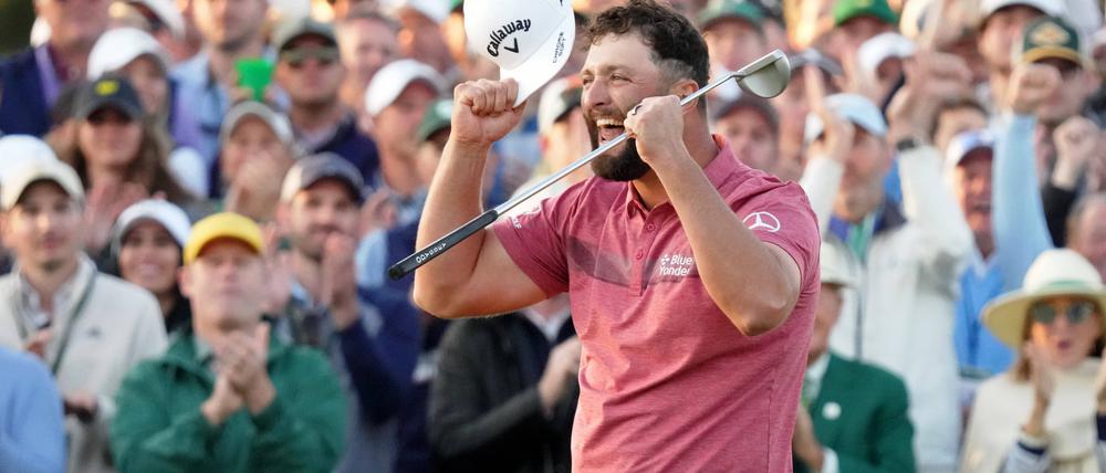 Ein Traum wird wahr. Jon Rahm gewinnt das größte Golfturnier der Welt.