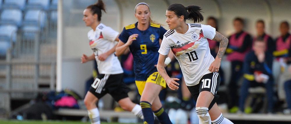 Das Ende einer großen DFB-Karriere. Dzenifer Maroszan wird gegen Brasilien zum letzten Mal für Deutschland auflaufen.