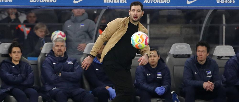Einen wirklichen Lauf hatte Sandro Schwarz mit Hertha in dieser Saison bisher nicht.