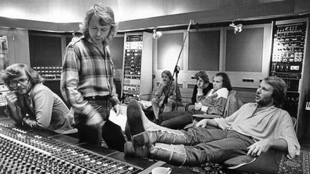 Die Band Abba während der Produktion eines neuen Albums in 1978 (Archivbild).