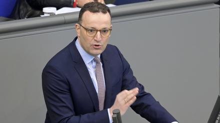 Jens Spahn im Deutschen Bundestag. (Archivbild)