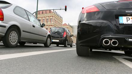 In Potsdam gibt es immer mehr Autos.