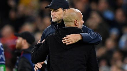 Am Ende blieb Bayern-Trainer Thomas Tuchel nur die Gratulation an Pep Guardiola und Manchester City.