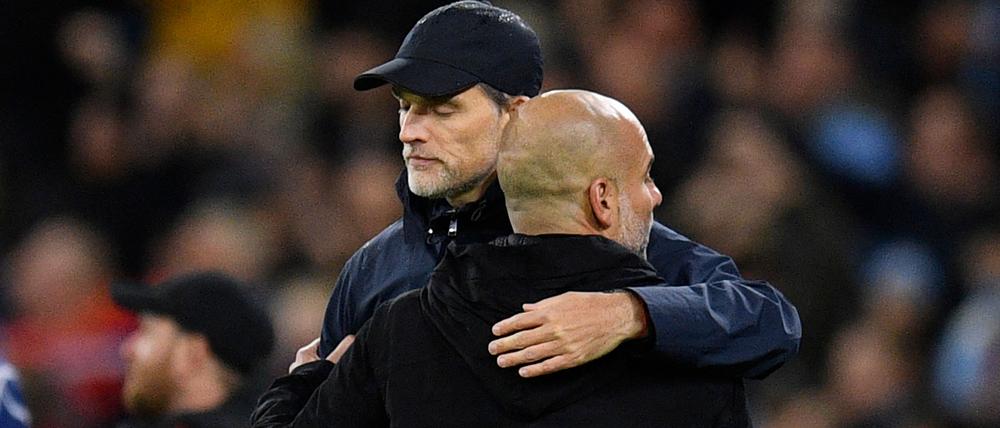 Am Ende blieb Bayern-Trainer Thomas Tuchel nur die Gratulation an Pep Guardiola und Manchester City.