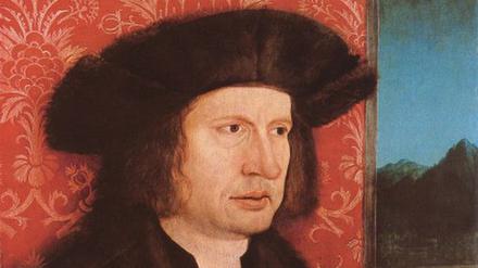 Gemälde von Bernhard Strigel, um 1515, vermutlich Tannstetter darstellend.
