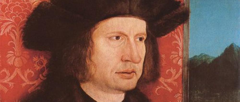 Gemälde von Bernhard Strigel, um 1515, vermutlich Tannstetter darstellend.