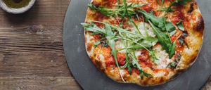 Runder Pizzastahl des Herstellers Gourmetrics.