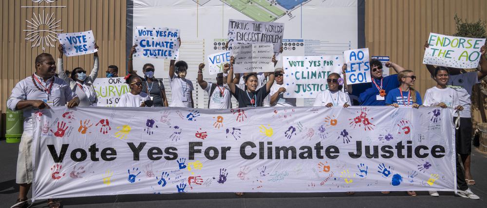 Die Gruppe Pacific Island Students Fighting Climate Change (PISFCC) hat die UN-Resolution vorangetrieben.