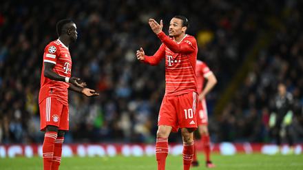 Leroy Sané (r.) und Sadio Mané (l.)