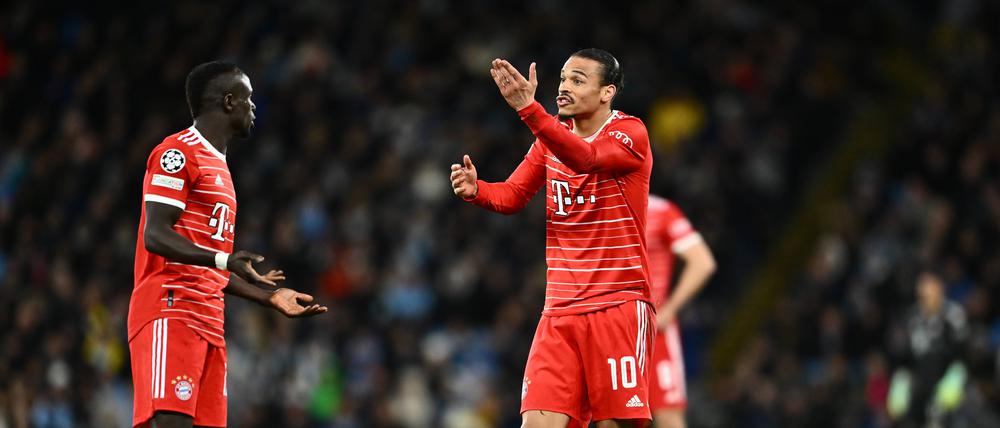 Leroy Sané (r.) und Sadio Mané (l.)