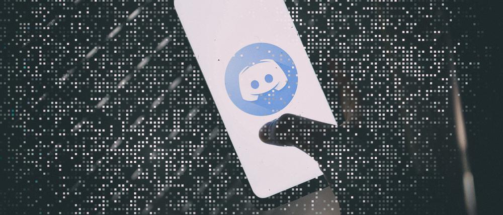 Das Logo des Onlinedienstes Discord.