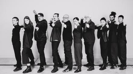 Paper Tiger Theater im Humboldt Forum im Berliner Schloss.