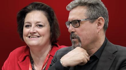 Die SPD-Mitglieder Ina Czyborra und Boris Velter.