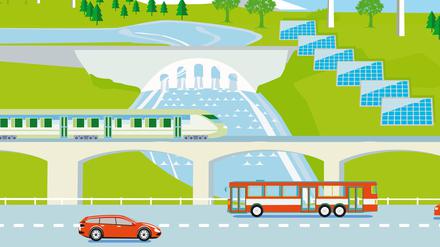 Beim Mobilitätsbudget bieten Firmen ihren Mitarbeitern einen monatlichen Betrag an, den diese für alle möglichen Transportmittel ausgeben können.