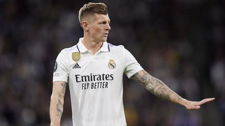 Real Madrids Toni Kroos mahnt zur Vorsicht nach dem Sieg im Viertelfinal-Hinspiel der Champions League über Chelsea.