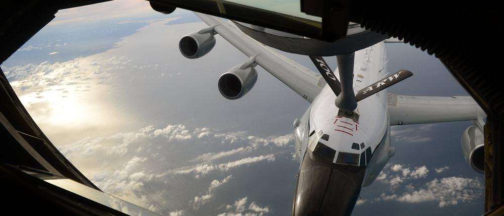 Royal Air Force RC-135V/W Rivet Joint Jet.