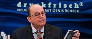 Denis Scheck kehrt mit seiner Sendung „Druckfrisch“ am 8. September auf den ARD-Bildschirm zurück.