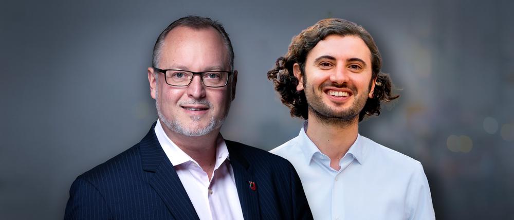Falco Liecke (CDU, links) und Hakan Demir (SPD)