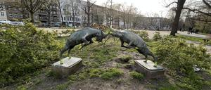 In unmittelbarer Nachbarschaft des Ziegendenkmals am Hohenstaufenplatz befinden sich die „Zickenhöfe“.