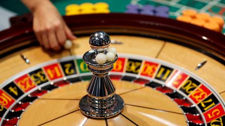 Roulette-Tisch in Japan.