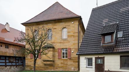 Außenansicht der Synagoge und des jüdischen Museums Ermreuth.