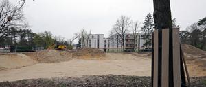 Baufeld des Bundes an der Großbeerenstraße in Potsdam