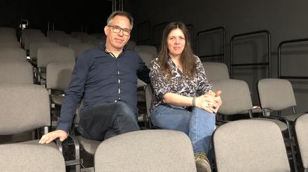 Katrin Wegner und Michael Schmitz von der KungerKiezInitiative in Berlin-Treptow.