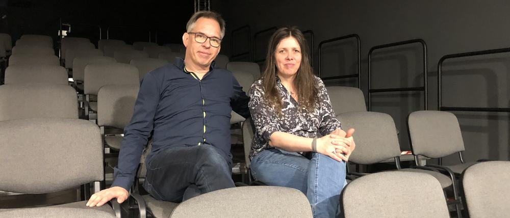 Katrin Wegner und Michael Schmitz von der KungerKiezInitiative in Berlin-Treptow.