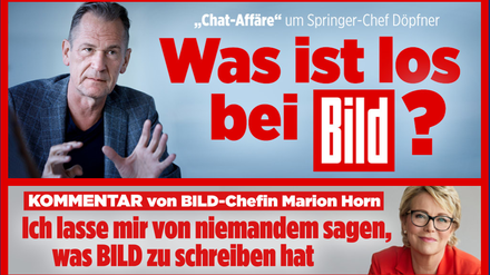 Umgang der „Bild“-Zeitung mit der Döpfner-Affäre