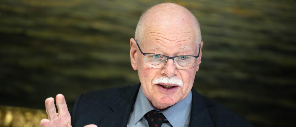 SPD-Politiker Ulrich Mäurer hat eine klare Haltung in Sachen Sportwetten.