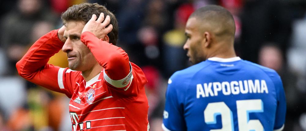 Thomas Müller und die Bayern haderten gegen Hoffenheim vor allem mit sich selbst.