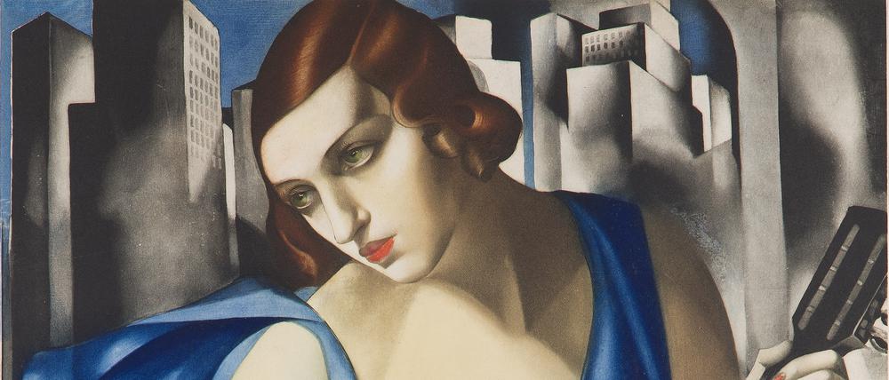 Inbegriff eines Zeitalters, Tamara de Lempickas „Frau im blauen Kleid“ (1933)