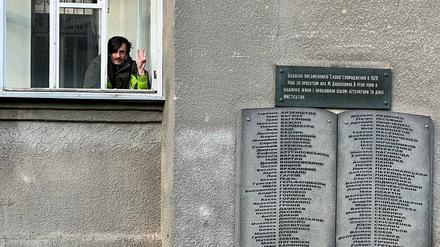 Marjan Pyrig im Schriftstellerhaus Slowo.