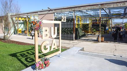 Eröffnung der Bundesgartenschau 23 Mannheim. 