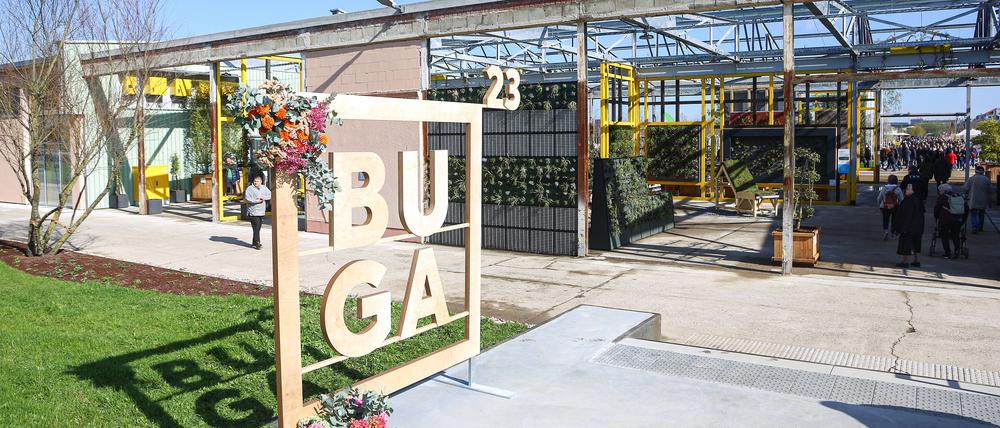 Eröffnung der Bundesgartenschau 23 Mannheim. 
