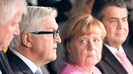 Die Große Koalition unter Merkel.