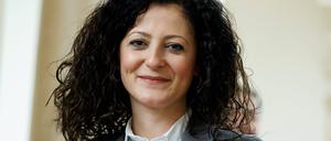 Cansel Kiziltepe, SPD Stellvertretende Landesvorsitzende, Deutschland, Berlin, Pressekonferenz: Koalitionsverhandlungen am 31. MÃ¤rz, Dach-Verhandlungsgruppe von CDU und SPD *** Cansel Kiziltepe, SPD deputy state chairwoman, Germany, Berlin, press conference coalition negotiations on March 31, roof negotiating group of CDU and SPD