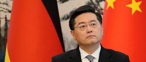Chinas Außenminister Qin Gang. 