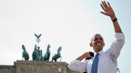 Barack Obama im Jahr 2013 in Berlin.