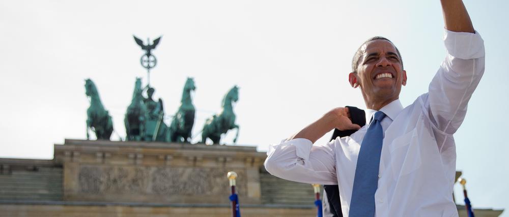 Barack Obama im Jahr 2013 in Berlin.