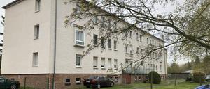 Das Wohnhaus in Niederlehme. In der untersten Wohnung wohnte Vitali N. 