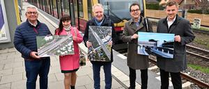 Endlich ist der Bahnsteig in Blankenfelde wieder für die S-Bahn in Betrieb.