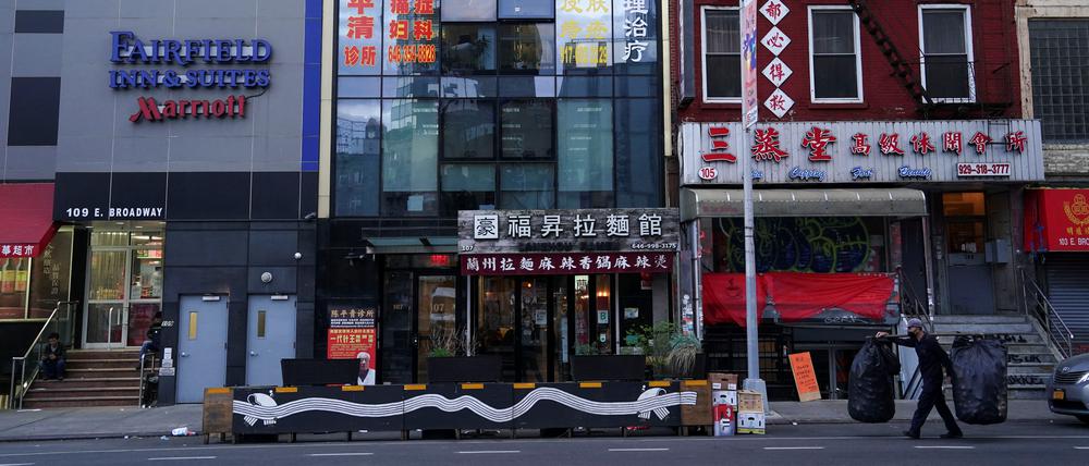 Das ehemalige Büro der America ChangLe Association, die von den US-Behörden als chinesische „Geheimpolizei“ bezeichnet wird, die sich als sozialer Treffpunkt für Menschen aus der chinesischen Provinz Fujian tarnt. 